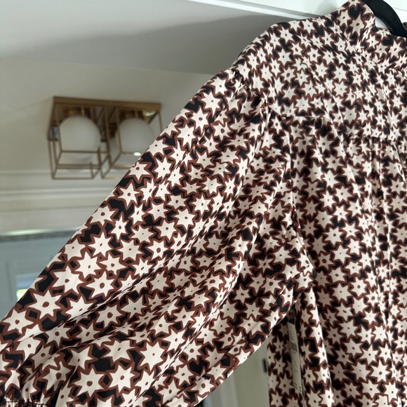 BY ANTHROPOLOGIE 3/4-Sleeve Mock-Neck Swing Mini Dress - Size XL - Picture 9 of 16